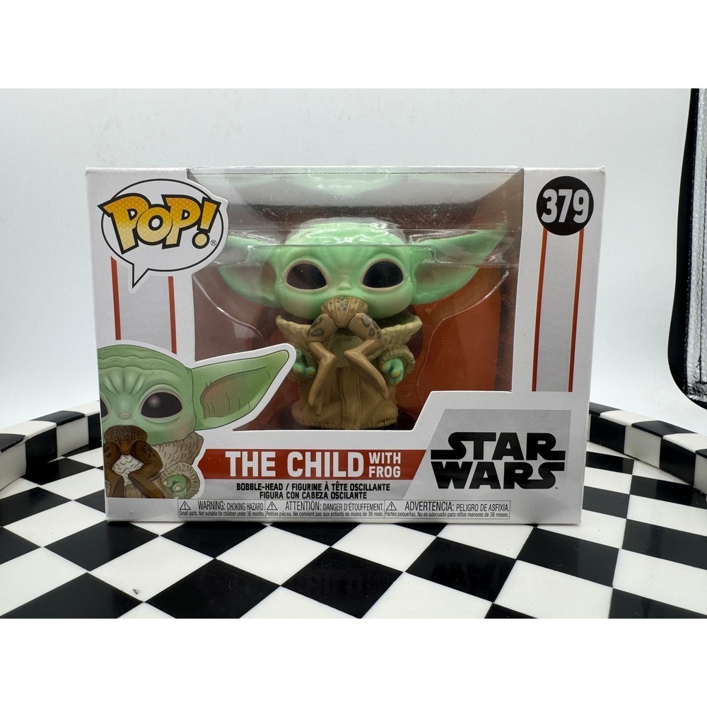 Funko Pop! Star Wars The Mandalorian The Child with Frog‎ #379 Bobble-Head